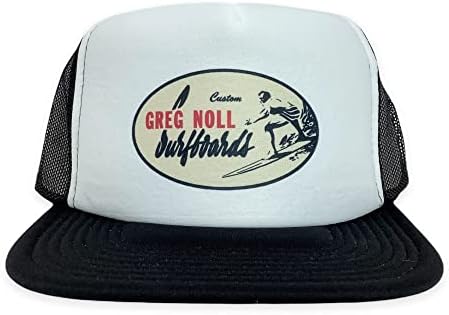 GREG NOLL גלשנים בהתאמה אישית כובע משאיות | כובע רשת Snapback מתכוונן בגודל אחד
